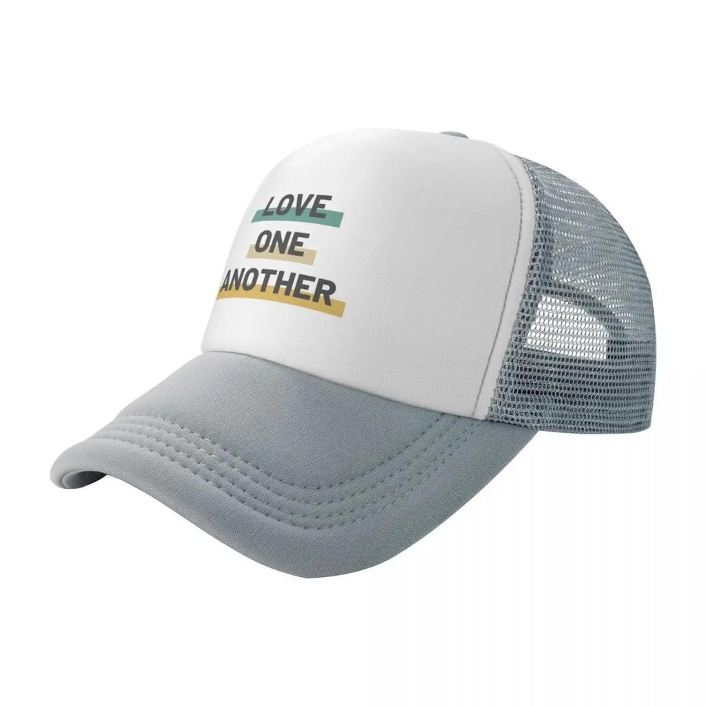 Love One Another II Positive Happy Quote Retro Graphic Inspirational Baseball Cap Male hat Ball Cap hiking hat Men Hats Womens