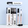 Erasable Water-based Whiteboard Markers - Black, Red, Blue - Easy To Erase, Large Tip for Office/Meeting Use