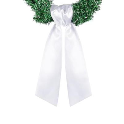 Front Door Wreath Decorative Ribbon 122cm Long Polyester Wreath Sash For Front Door Doorway Christmas Wedding Decoration