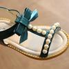 Mädchen Sandalen Sommer Prinzessin Schuhe Perle Student Sandalen Baby Strandschuhe
