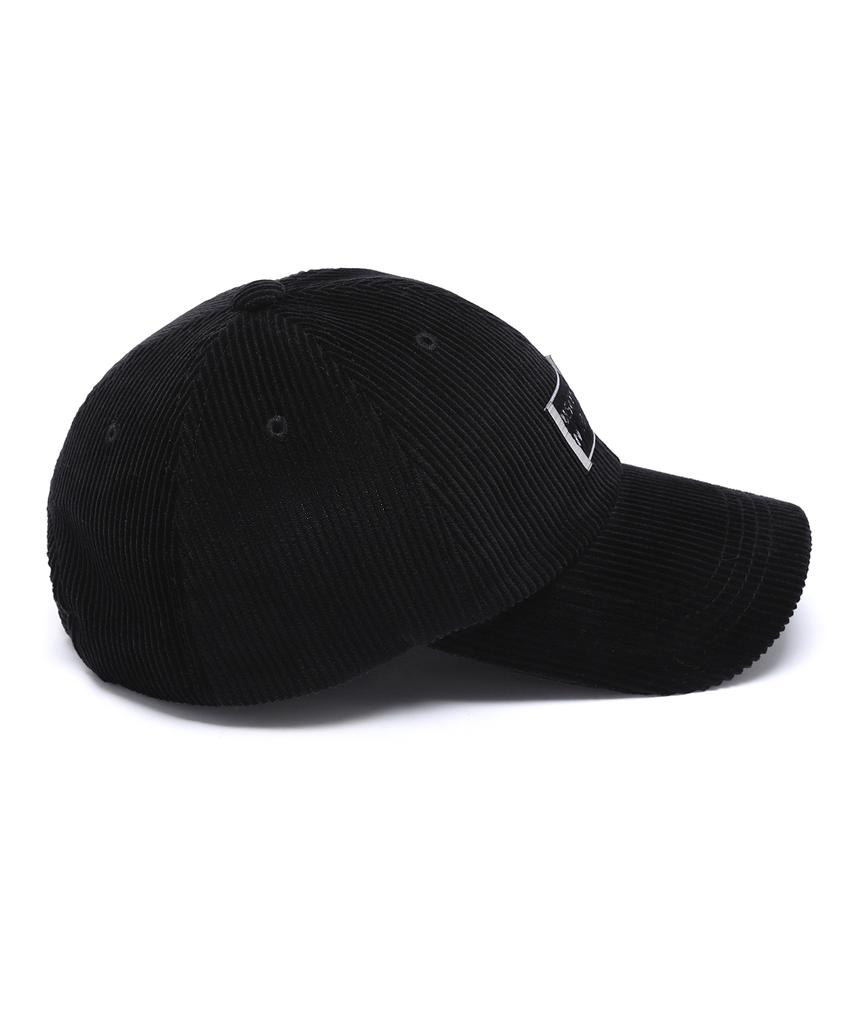 Illedis Corduroy Label Ballcap Black