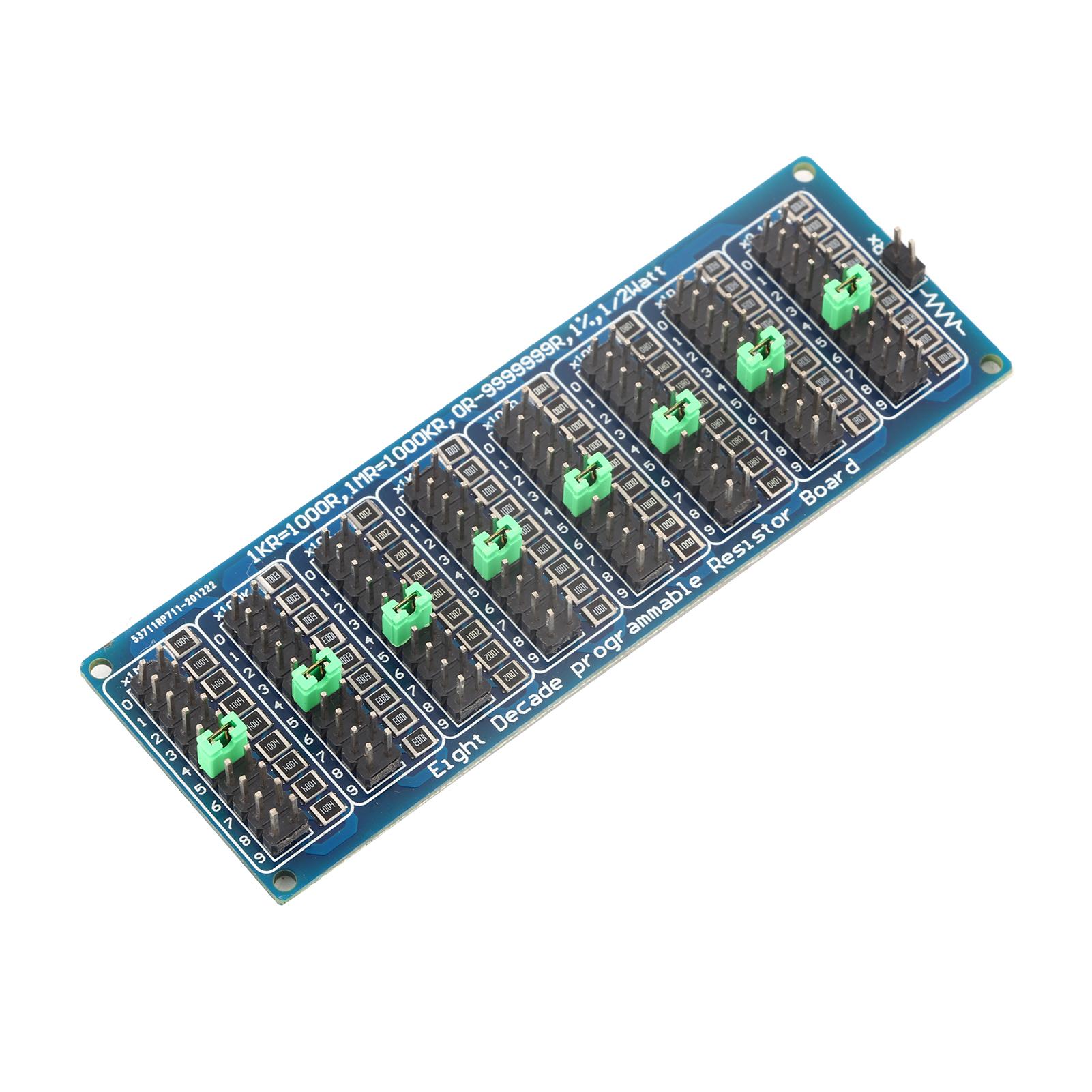 

Programmable Resistor Board 0.1R ‑ 9999999R 8 Section 0.1R Accuracy Electronic Component