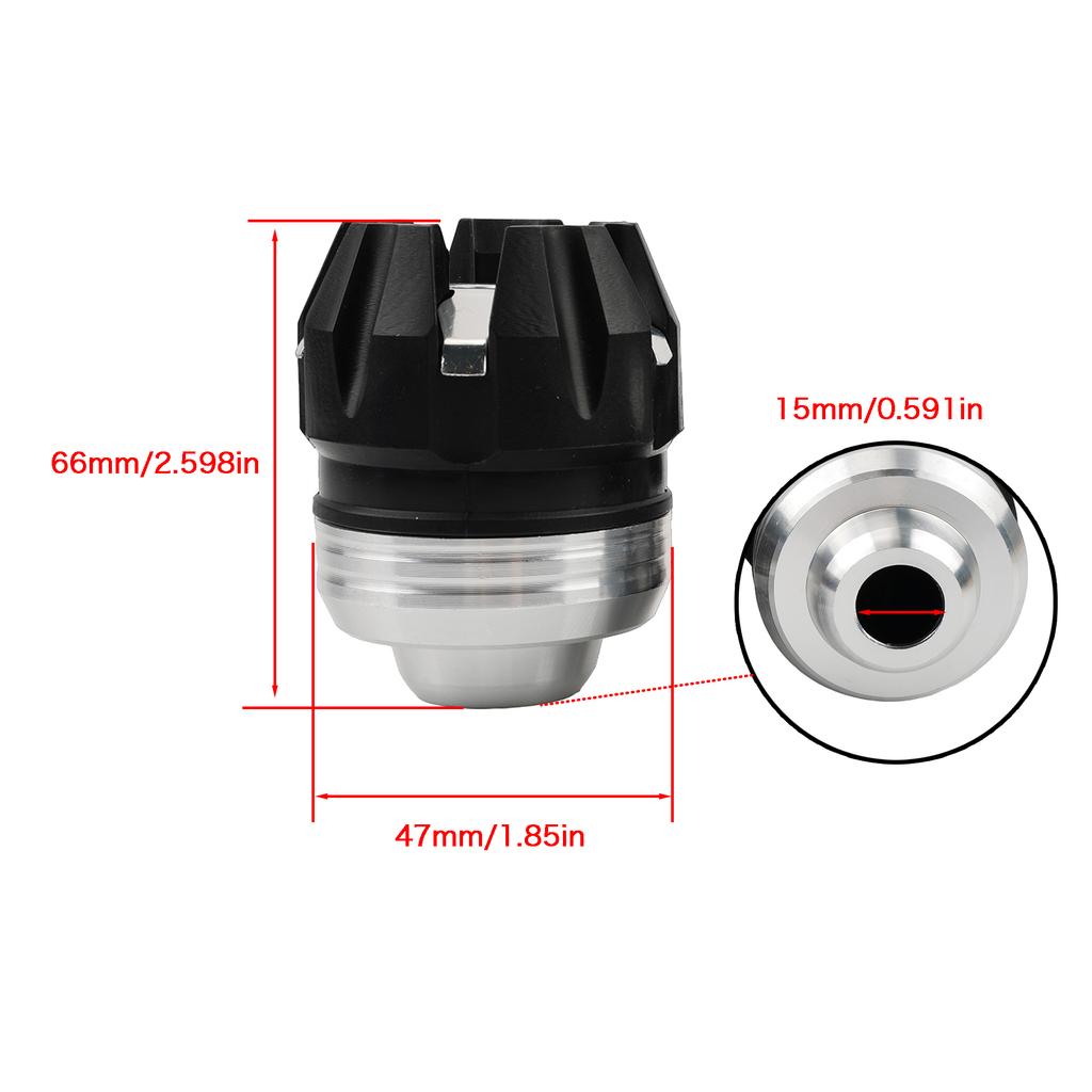 1Pair Universal Motorcycle Scooter Aluminum Front Fork Cup Suspension Protection Cup Frame Slider Falling Protector
