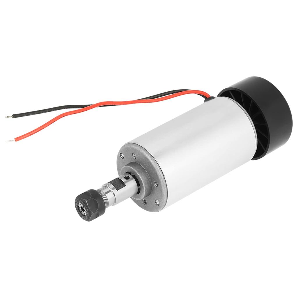 CNC Spindle ER11 Air-Cooled Brushless Spindle Motor, 300W 52mm DC 48V, High-Precision Motor for PCB Engraving, Drilling & DIY Engraving Accessories