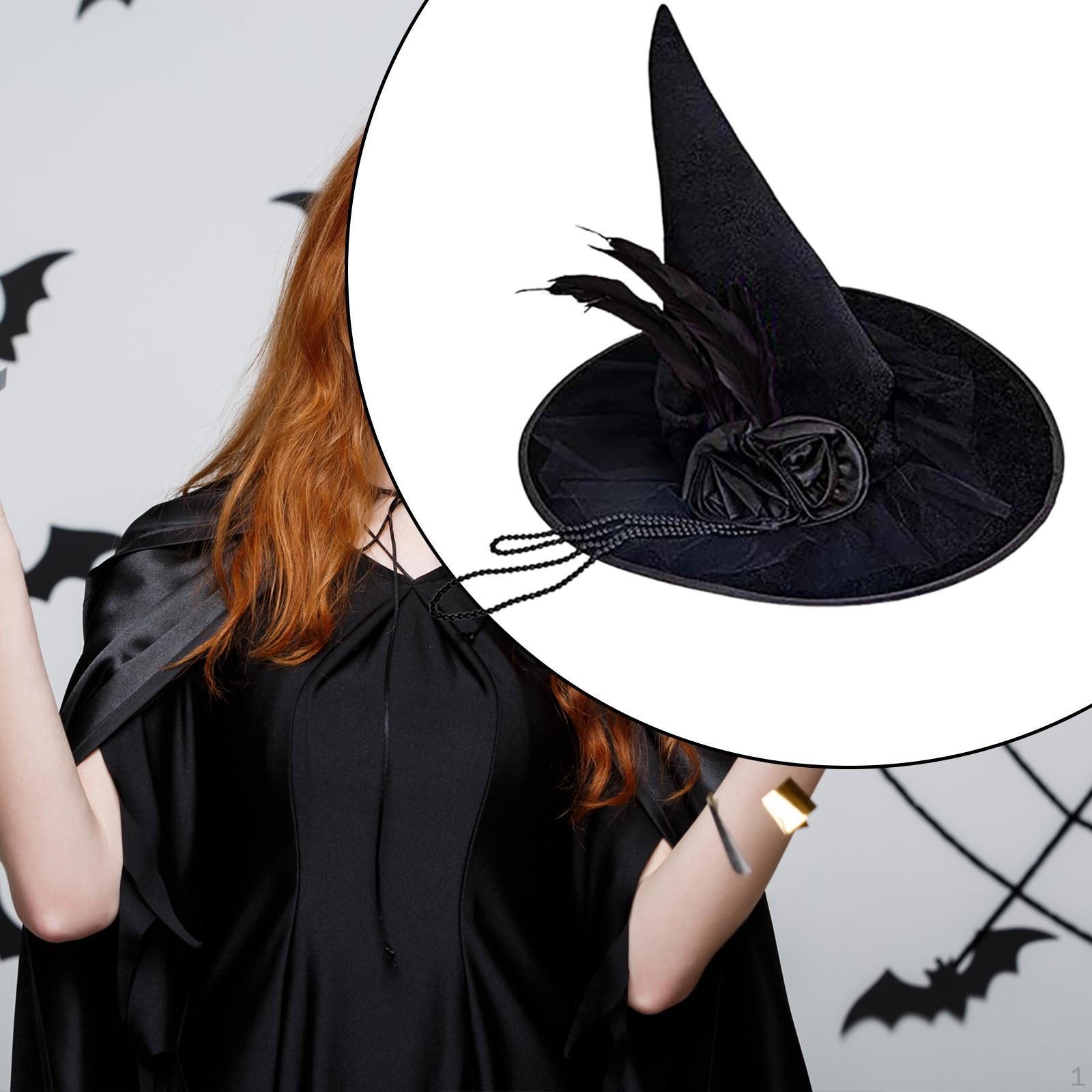 

Шляпа ведьмы на Хэллоуин для женщин и мужчин для танцевальных выступлений, тематических вечеринок