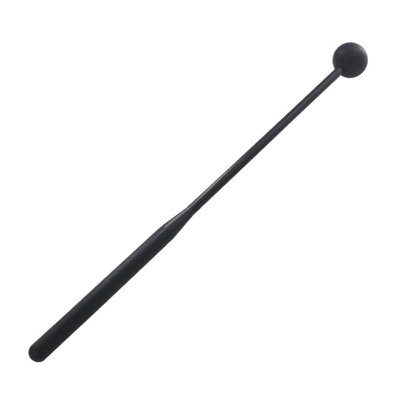 1 Pair Plastic Handle Rubber Ball Drumstick Marimba Mallet Percussion Musical Instrument Accessory Beginner Training Set