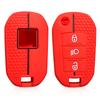 Silicone Flip Folding Key Fob Cover For Peugeot 208 2008 301 308 3008 Rcz 508 408 2008 307 Case For Citroen C3 C4 Berlingo