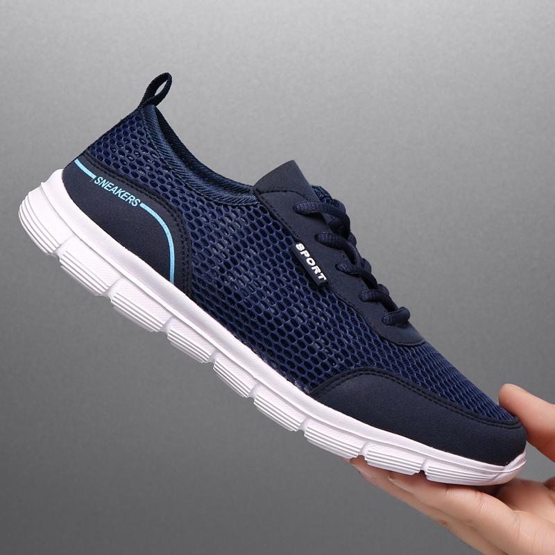 Trend Men Shoes Autumn Soft Loafers Lazy Shoes Lightweight Cheap Mesh Casual Shoes Men Sneakers Tenis Masculino Zapatillas 38-48