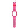 Soft Silicone Watchband Adjustable Watch Band Strap Repalcement for iOS Watch Ultra 49mm Smartwatch Comfortable