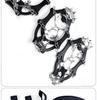 25-Tooth Ice Cleats: Outdoor Anti-Slip Shoe Covers with Spikes for Snow, Boots, Mountaineering, and Fishing