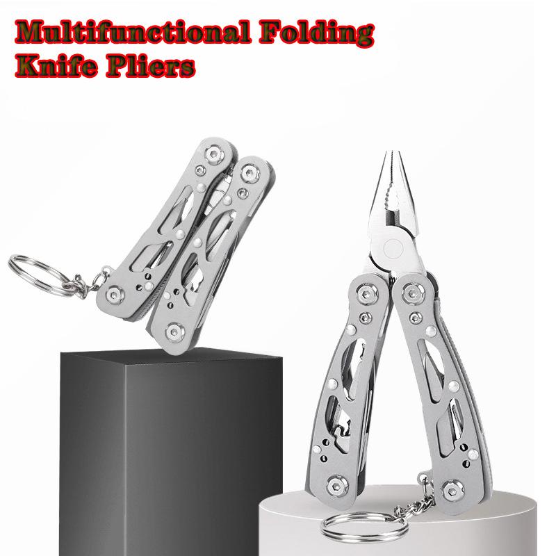 Multi-tool Pliers Outdoor Combination Knife Pliers Stainless Steel Folding Portable Multi-purpose Camping Survival Pliers Tools
