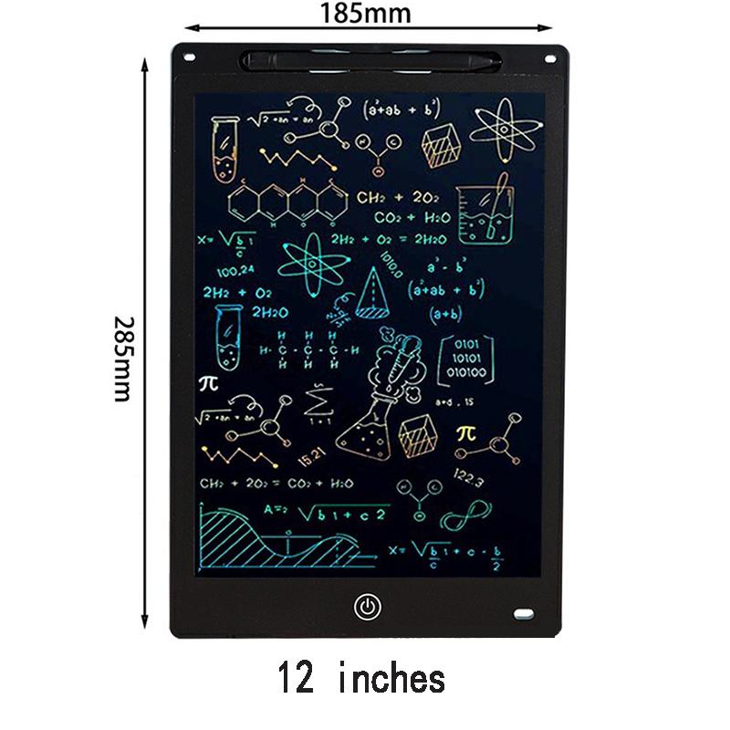 Lcd 6.5/8.5/10/12Inch Writing Tablet For KidsReusable Magic Drawing Board With StylusEco-Friendly Erasable Doodle Pad Toy Gift