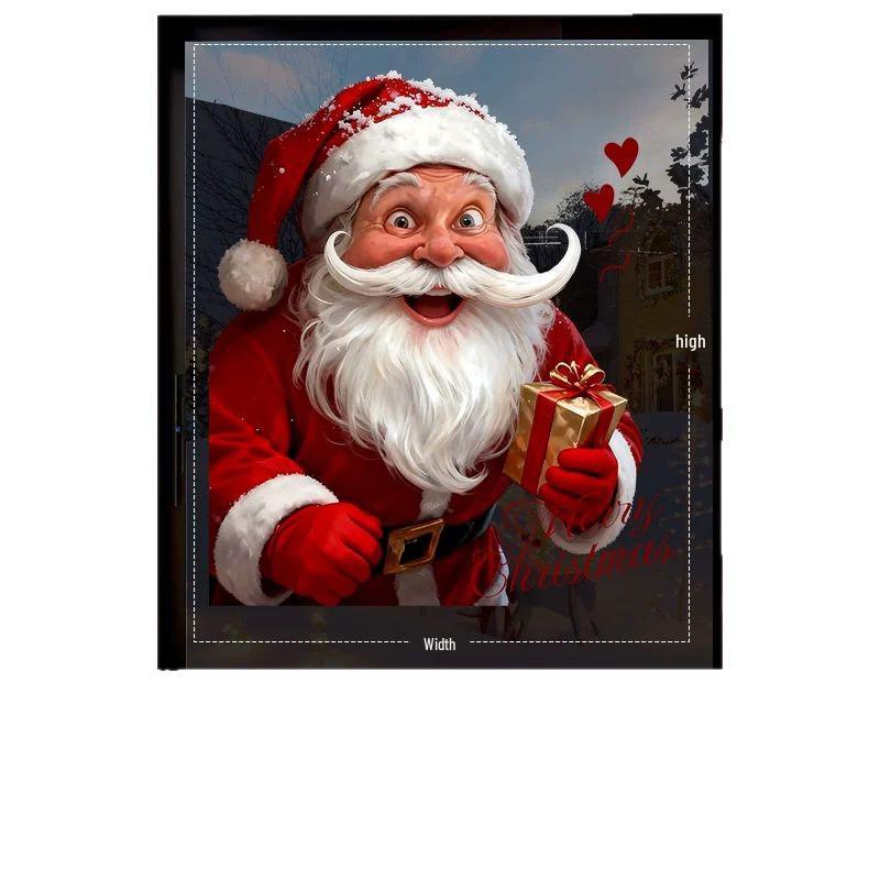 Christmas & New Year Electrostatic Window Decoration Sticker
