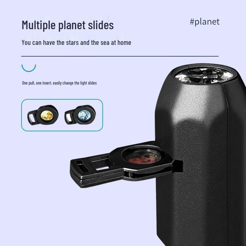 Starry Sky Moon LED Night Light: Creative Multi-Planet Projector