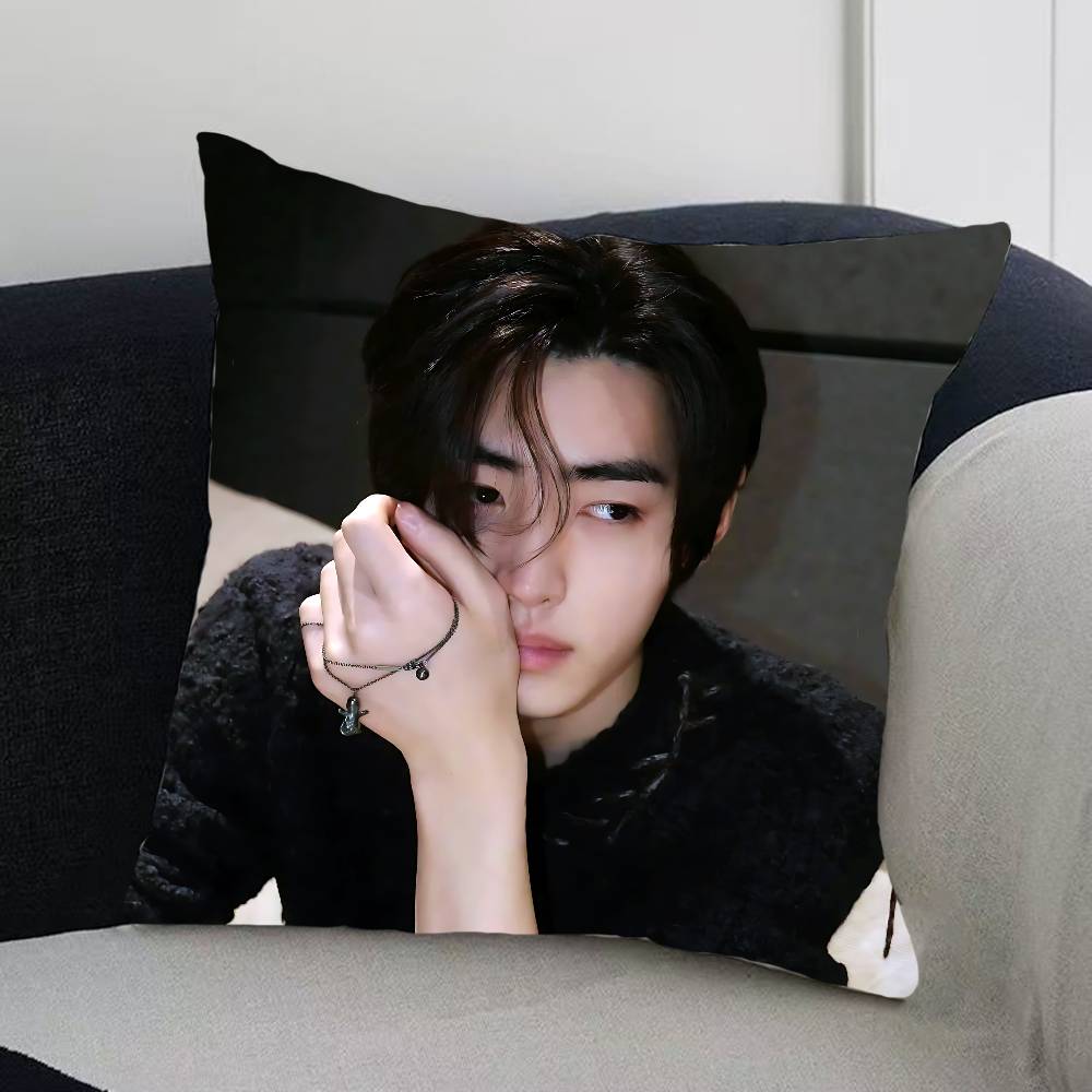 

Boy Band S-sunghoons Pillow Case Cushion Cover Soft Cute Throw Pillow Case For Car Sofa Pillowcase Polyester With Zipper 40cmx40cm