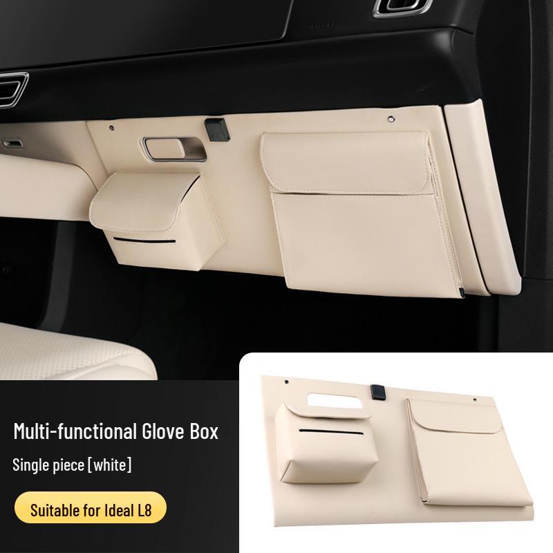 

Ideal iL98L7L6 Multi-functional Glove Box Tissue Organizer & Trash Bag for Car Interiors