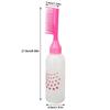 5pcs Rose Red Root Comb Applicator Professional Comb Applicator Bottle  Hair Dyeing