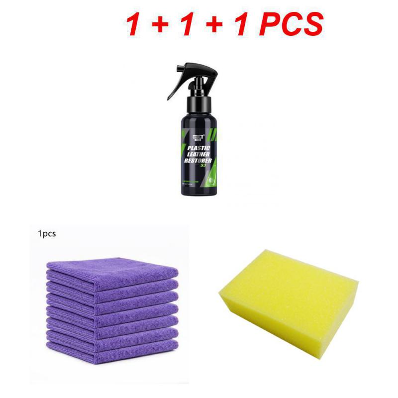 Plastic Leather Restorer Interior Detailer Hgkj S3 Quick Coat For Car Interior Refurbish Leather Renovator Conditioner Cleaning