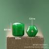 8x10mm Jade Gemstone Dry Green Straight Barrel Beads for DIY Bracelets and Jewelry