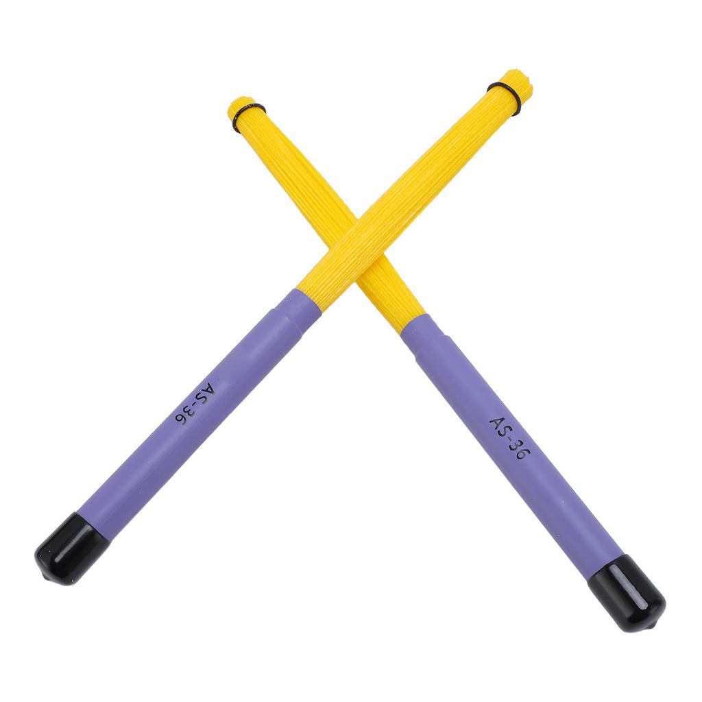 2 szt. Szczotki do cajona, wysuwane, bardzo elastyczny nylon, akcesoria perkusyjne do muzyki akustycznej