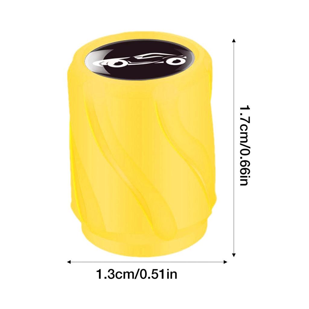 Glow Car Tire Valve Cap, Car Tire Cap Light Up,Tire Valve Stem Caps -
