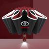 Car Sticker Car Reverse Folding Umbrella LED Flashlight Reflective Stripe Umbrella For toyota camry chr corolla rav4 yaris prius