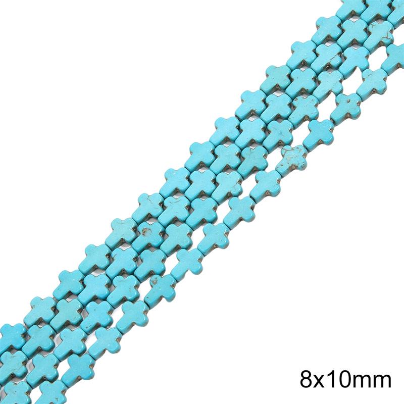 Synthetic Blue Turquoise Round Loose Beads for DIY Jewelry Accessories - Bracelets, Necklaces, Pendants