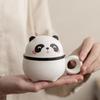 Guochao Panda Tea Cup Tea Separation Cup Ceramic Filter Water Cup With Lid Special Personal