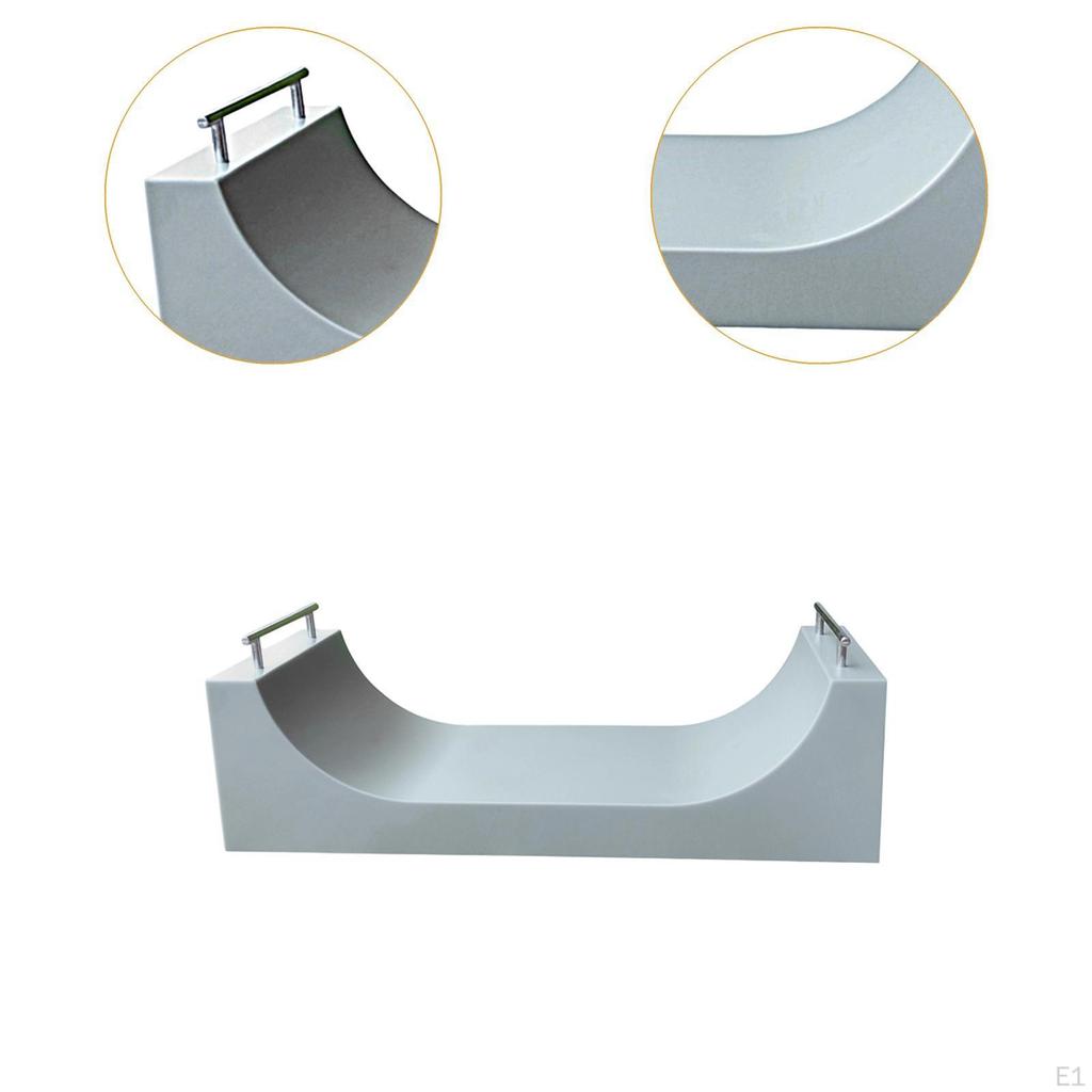 Finger Skateboard Ramp Gifts Gray Accessories Toy Versatile Training Props Skill Development