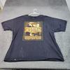 Willie Nelson Shirt Mens 2XL Black Hanes Live In Concert Guitarist Graphic Tee Unisex T-Shirt