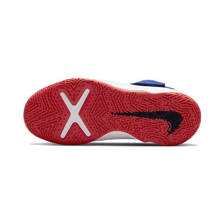 (PS) Nike Team Hustle D10 'White Game Royal' Kids' CW6736-103