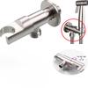 304 Stainless Steel Faucet Angle Valve with Holder Water Stop Valve Switch for Shower Water Control Bathroom Accessories