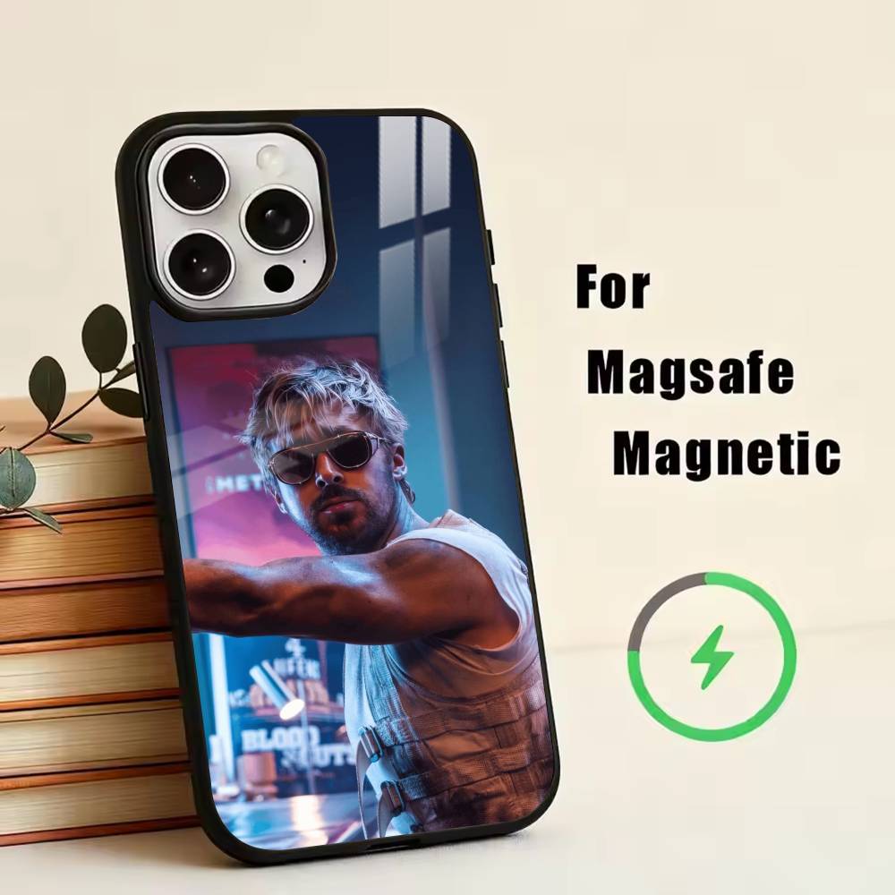 R-Ryan Gosling Phone Case For iPhone17,16,15,14,13,12,11 Plus,Pro Magnetic with Magsafe Wireless Charging