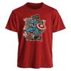 2026 Marvel TShirt Men Women Captain America All Season American Punk Harajuku Niche Oversized Short Sleeve Trendy Graphic Tee