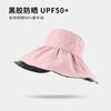 Spring and summer large brim vinyl sun hat UPF + UV protection Velcro adjustable hat circumference sun protection hat