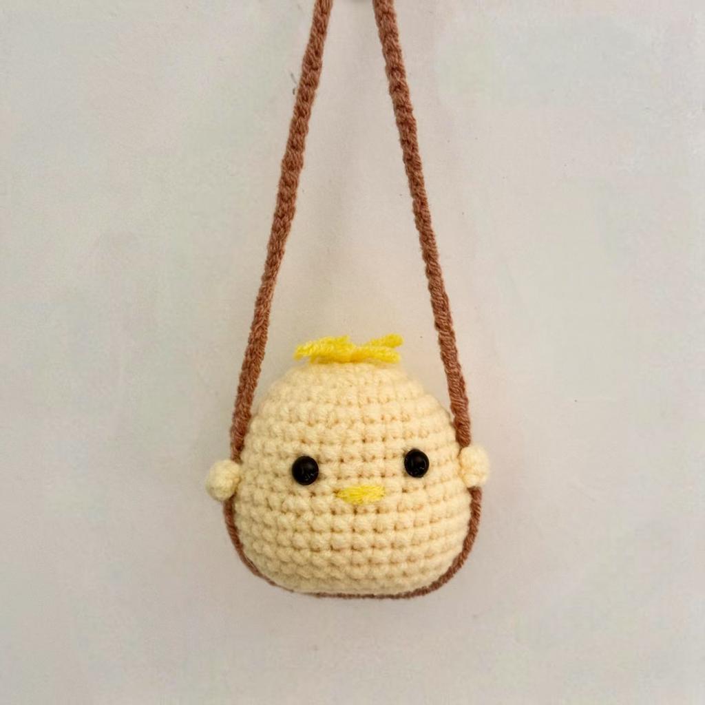 Handmade Crochet Frog Car Air Freshener with Cedar ScentGreen Fabric Frog Hanging Ornament for Rearview Mirror or Closet,Perfect for Easter