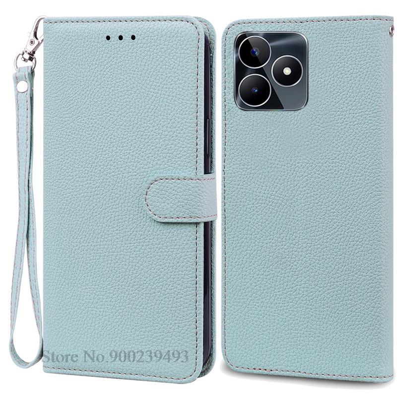 Pouzdro peněženka/flipový kryt z umělé kůže pro Realme C53, pouzdro z umělé kůže pro OPPO Realme C53 C 53, pouzdro na telefon Realme C53, pouzdro a kryt