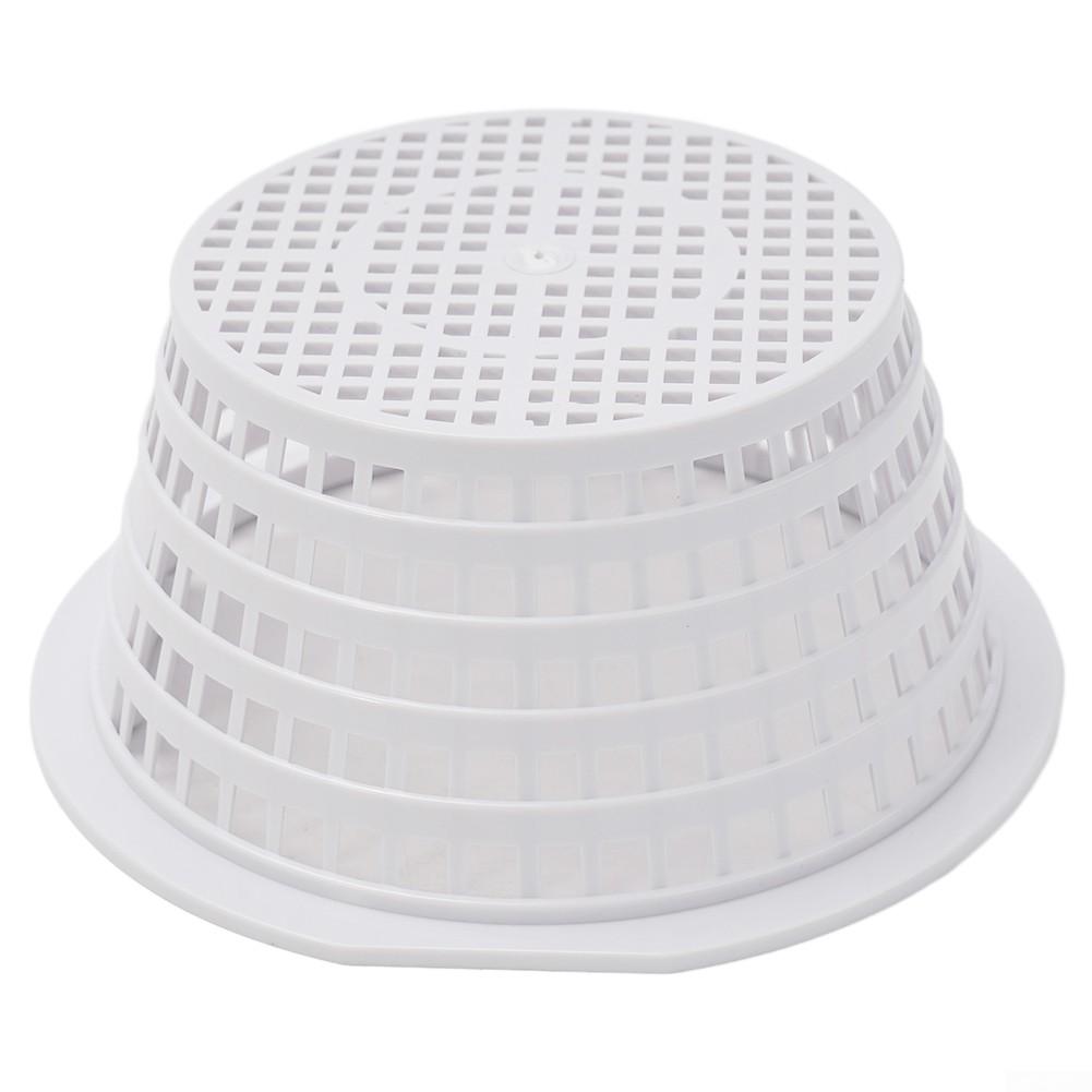 Koszyk na skimmer basenowy, plastikowy, praktyczny, okrągły koszyk na sitko