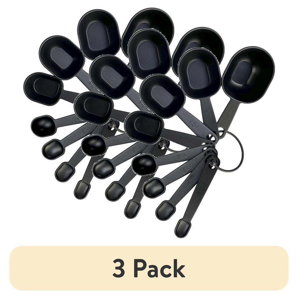 

8 Piece Kitchen Measuring Cup and Spoon Set with Raised Measurements Includes 1/4 1/2 2/3 Cups and 1/4 1/2 1 tsp tbsp Dishwasher United States