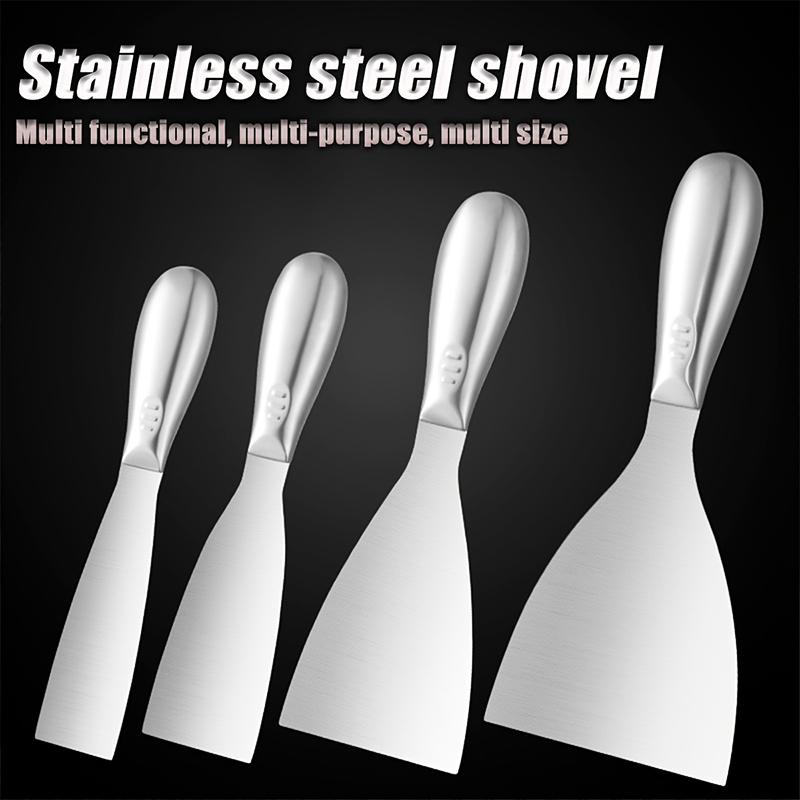 1 Pcs Drywall Finishing Professional Grade Putty Blade for Scraping Paint Premium Polished All-Stainless Steel Scraper Tool