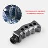 1x Grey Universal Pistol Grip Gear Shift Knob Lever Handle Column Manual Shifter