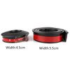 2Pcs 59'' Car Wheel Fender Extension Flares Arch Protector Wheel Eyebrow Rubber Strip 55Mm Widening