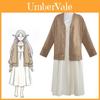 Elegantes Polyester Anime Cosplay Kostüm Für Frieren Charaktere Alle Größen Verfügbar