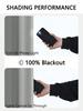2pcs Blackout Curtains with Coated Insulated Lining, Suitable for Living Room, Bedroom, Kitchen, Home Decor, Room Decoration