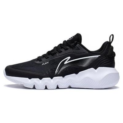 Li Ning LN Fle Slip Resistant Abrasion Resistant Low Top Casual Shoes Women's Black White AGLT114-1