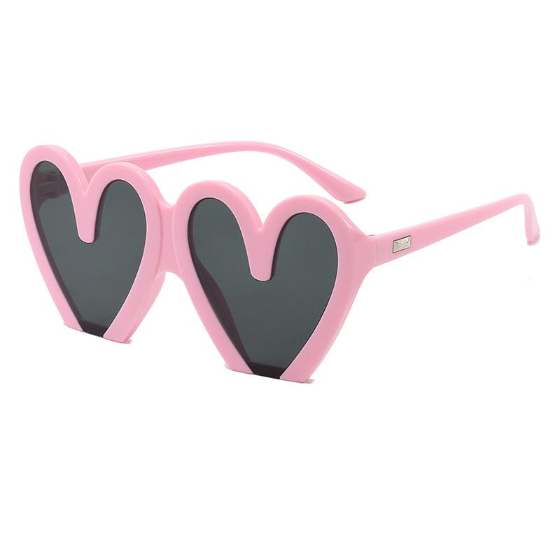 X1222 Unisex Heart-Shaped Trendy Sunglasses