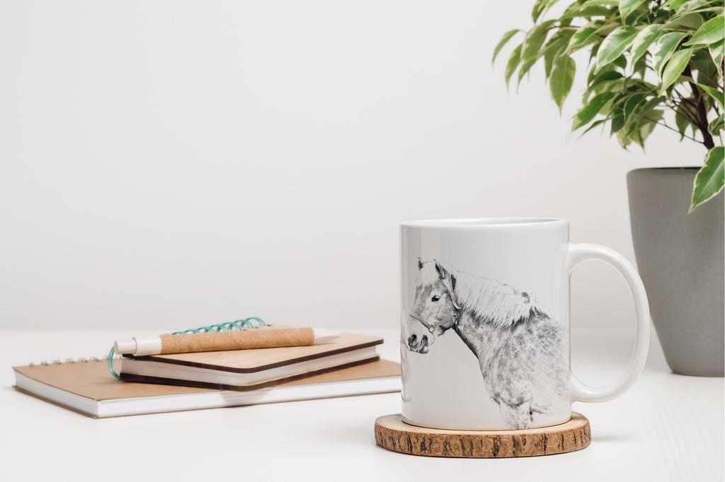 Haflinger Fohlen - mug with a horse, mug with a photo, personalized gift from the Art-Dog brand