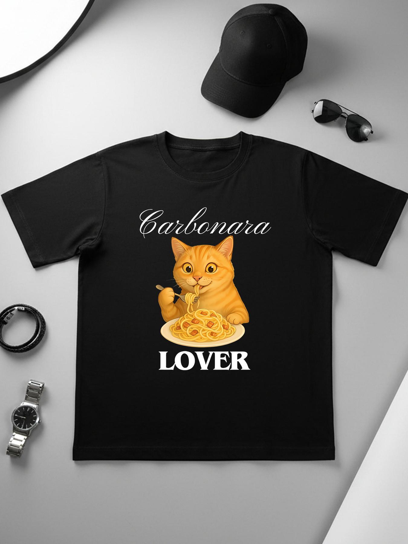 

T-Shirt with Pasta Print M