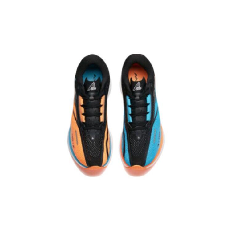 Anta Kids Hailang GT Professional Racing Low-Top Running Shoes Kids Running Shoes Black Blue 312225599-5
