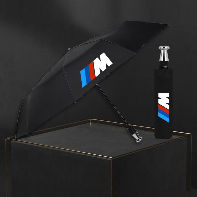 TFLB8 Car Automatic Folding Windproof Sunshade Umbrella For BMW M X1 X3 X4 X5 X6 X7 F10 F15 F25 F30 F85 E36 E39 E46 E87 E90 G20 G30
